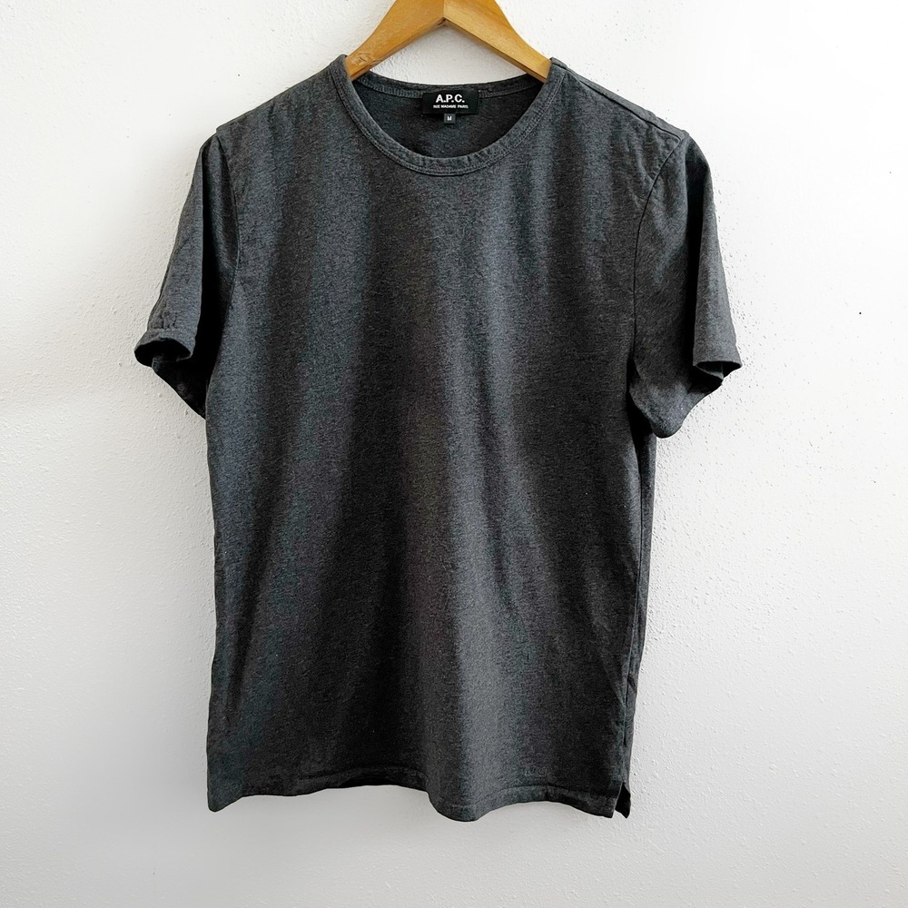 A.P.C. Short Sleeve Crew Neck T-Shirt Size Medium